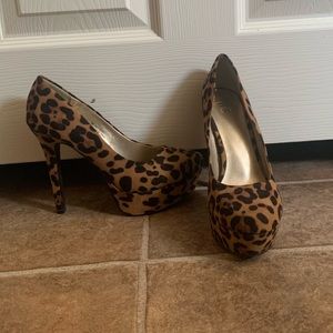 Leopard 6inch heels